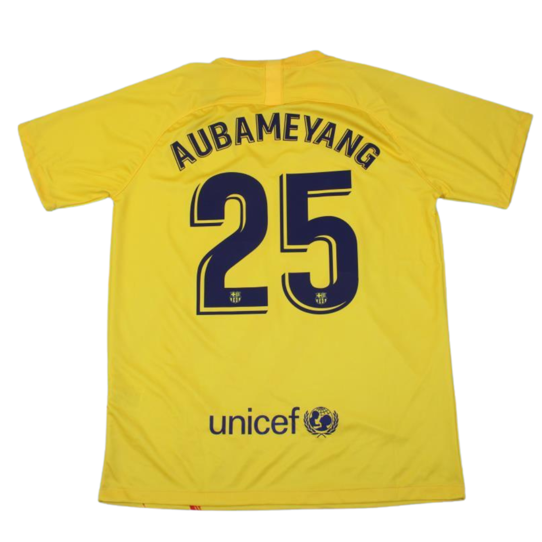 Camisa Barcelona Away 19/20 - Versão Retrô "Aubameyang" Nº 25