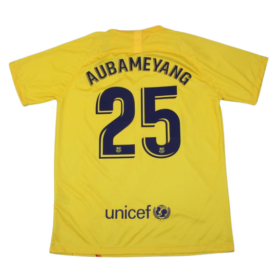 Camisa Barcelona Away 19/20 - Versão Retrô "Aubameyang" Nº 25