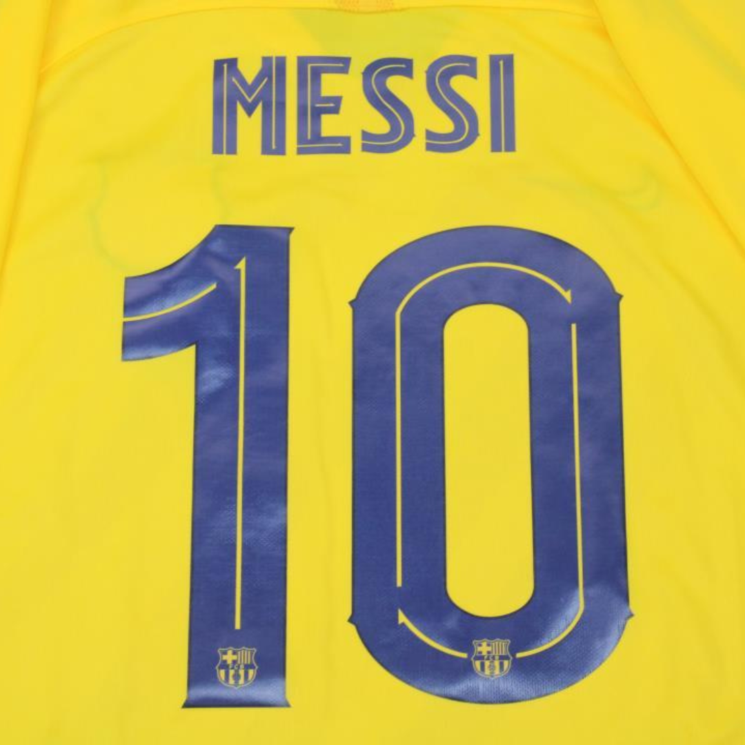 Camisa Barcelona Away 20/21 - Versão Retrô "Messi" Nº 10