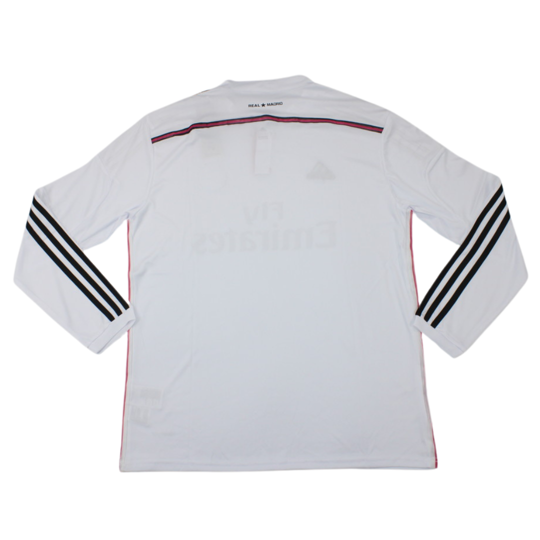 Camisa Real Madrid Manga Longa Home 14/15 - Versão Retrô