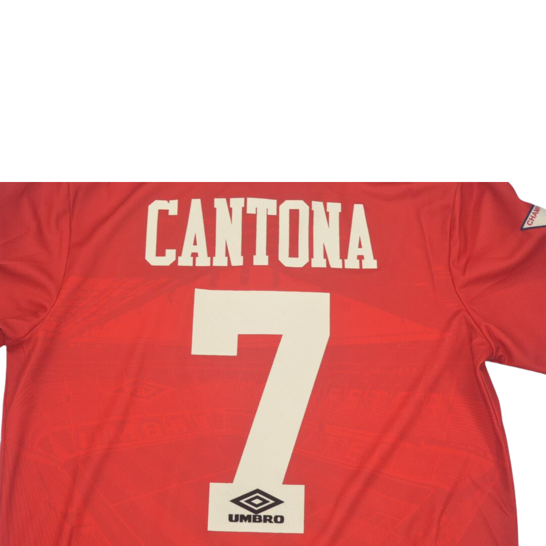 Camisa Manchester United Home 94/96 - Versão Retrô "Cantona" Nº 7