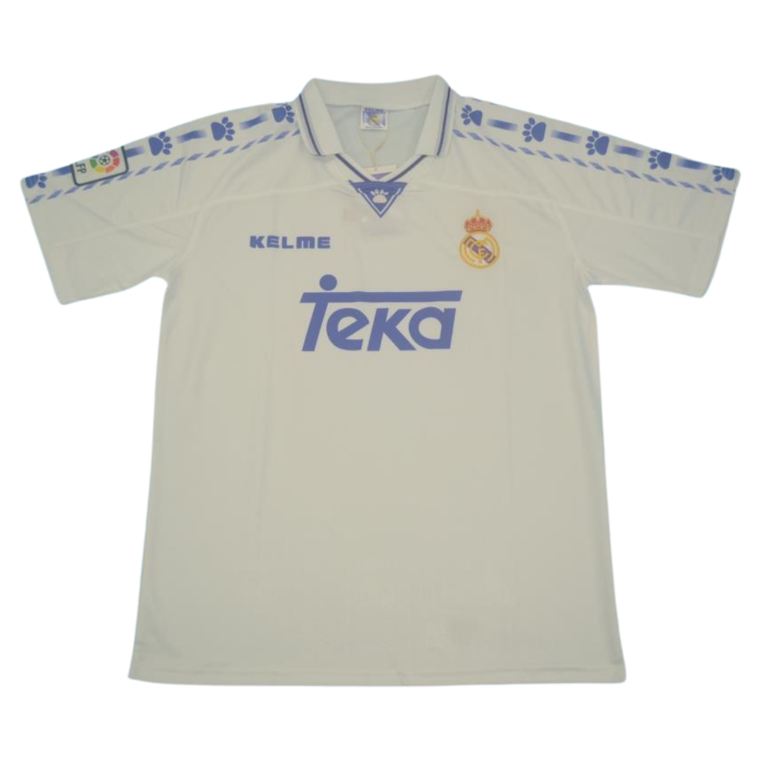 Camisa Real Madrid Home 96/97 - Versão Retrô "Redondo" Nº 6