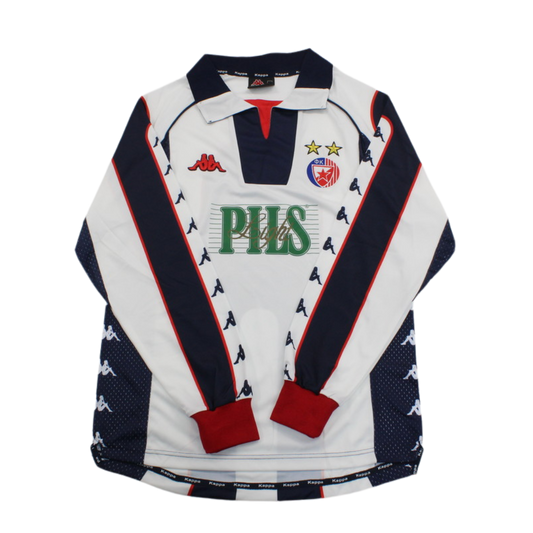 Camisa Estrela Vermelha Manga Longa Away 99/01 - Versão Retrô