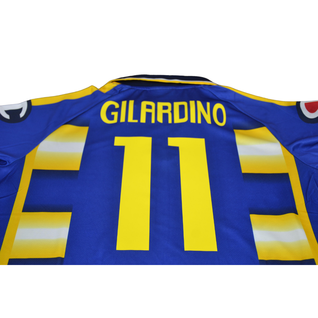 Camisa Parma Calcio Manga Longa 04/05 - Versão Retrô "Gilardino" Nº 11