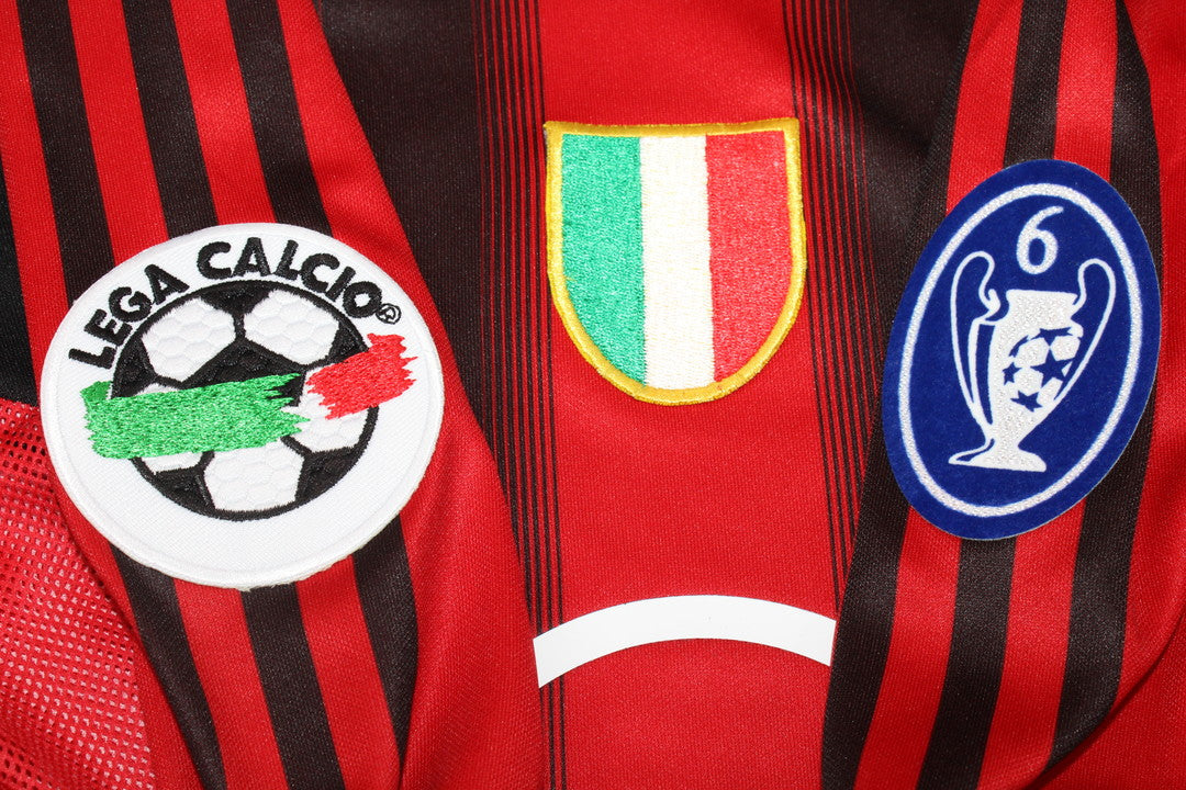 Camisa Milan Manga Longa 04/05 - Versão Retrô "Shevchenko" Nº 7