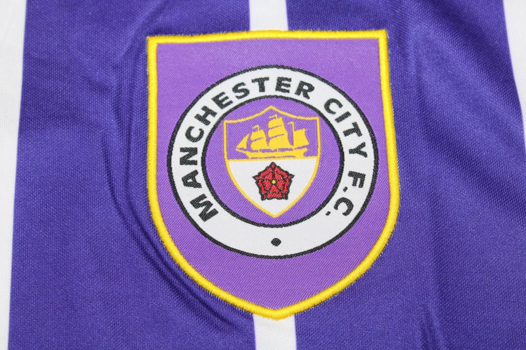 Camisa Manchester City Away 92/94 - Versão Retrô Nº 8