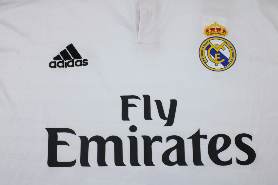 Camisa Real Madrid Manga Longa Home 14/15 - Versão Retrô