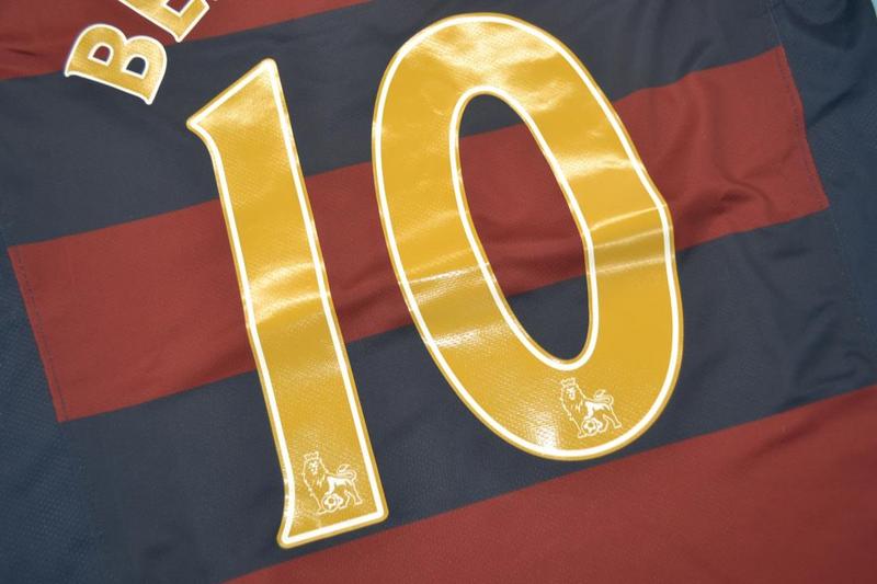 Camisa Arsenal Away 07/08 - Versão Retrô "Bergkamp" Nº 10