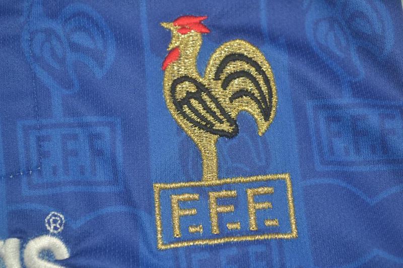 Camisa Retrô França Home 1996 "Zidane" N°10