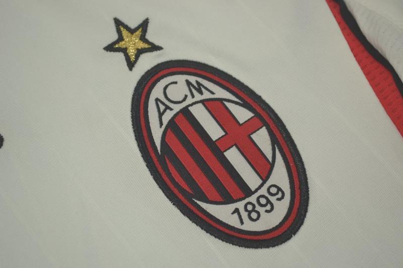 Camisa Milan Manga Longa Away 06/07 - Versão Retrô