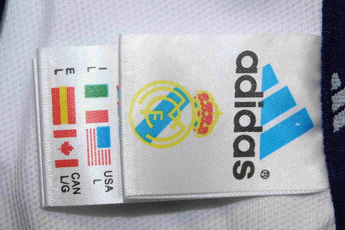 Camisa Real Madrid Manga Longa Home 00/01 - Versão Retrô