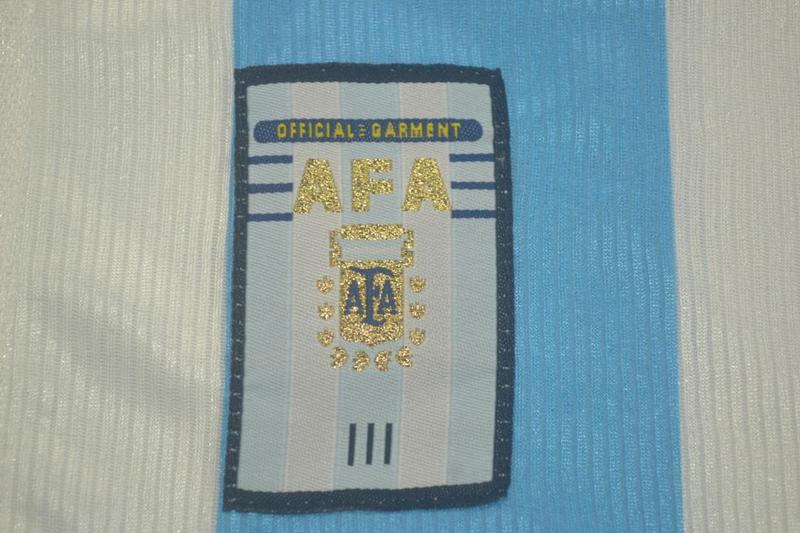 Camisa Retrô Argentina Home 1998
