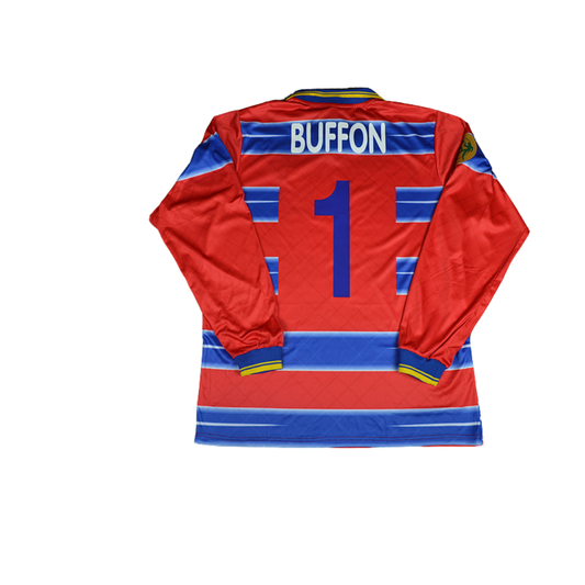 Camisa Parma Manga Longa 98/99 - Versão Retrô "Buffon" Nº 1