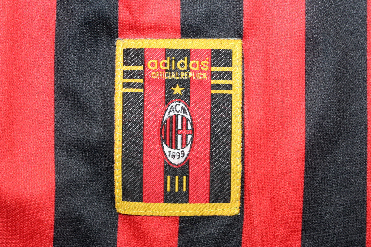 Camisa Milan Manga Longa Home 99/00 - Versão Retrô