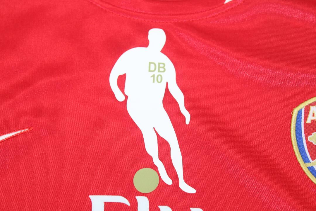 Camisa Arsenal Testimonal 06/08 - Versão Retrô "Bergkamp" Nº 10