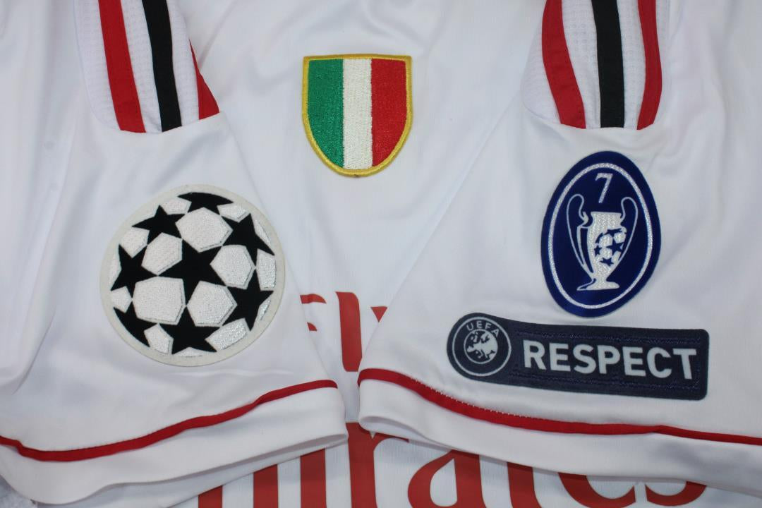 Camisa Retrô Milan Away  UCL Versão 11/12 "Pato" N°.7