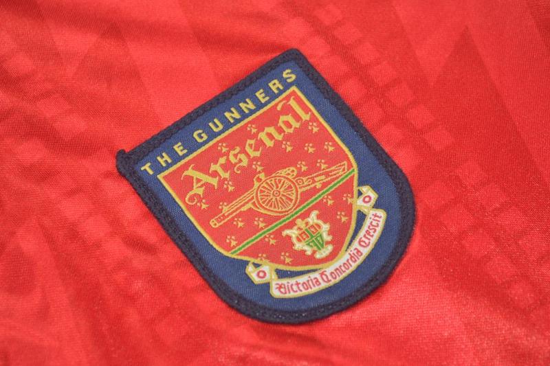 Camisa Arsenal Manga Longa Home 95/96 - Versão Retrô