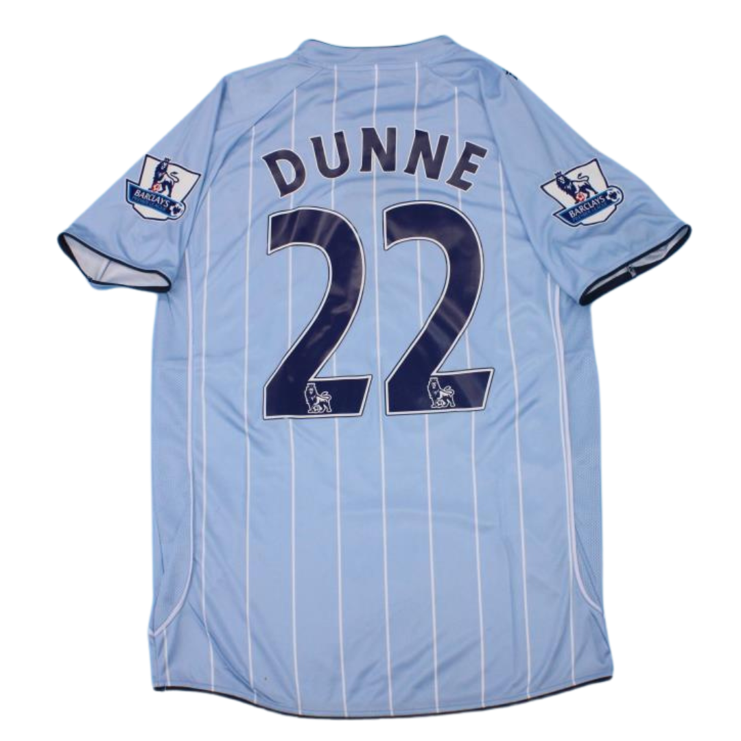 Camisa Manchester City Home 07/08 - Versão Retrô "Dunne" Nº 22
