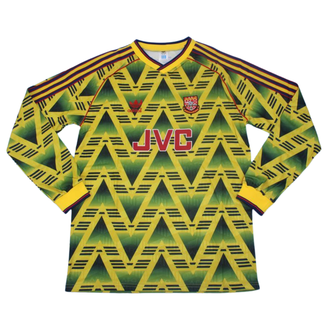Camisa Arsenal Manga Longa 91/93 - Versão Retrô "Wright" Nº 8