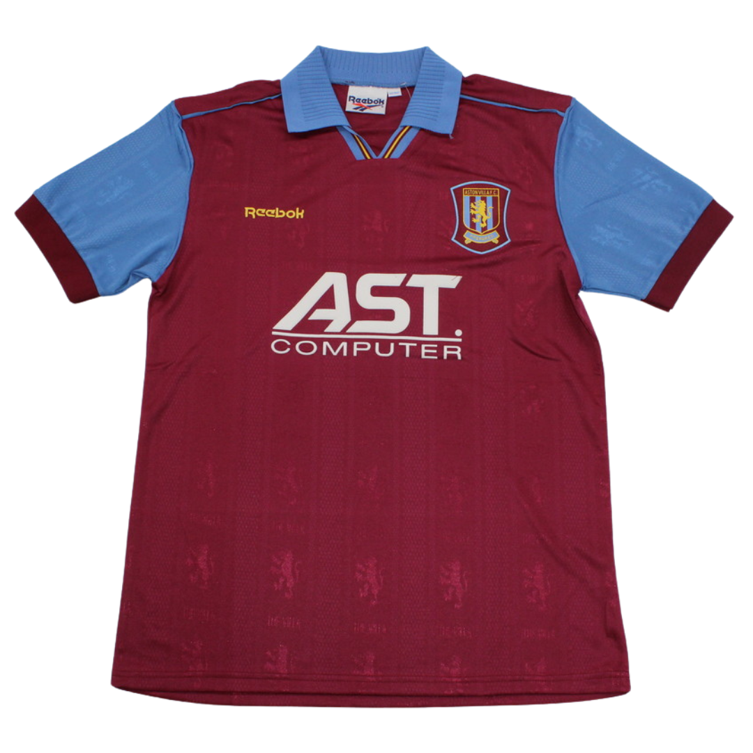 Camisa Aston Villa Home 95/96 - Versão Retrô "Yorke" Nº 10
