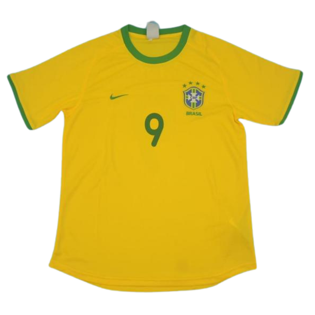Camisa Retrô Brasil Home 2000 "Ronaldo" N°.9