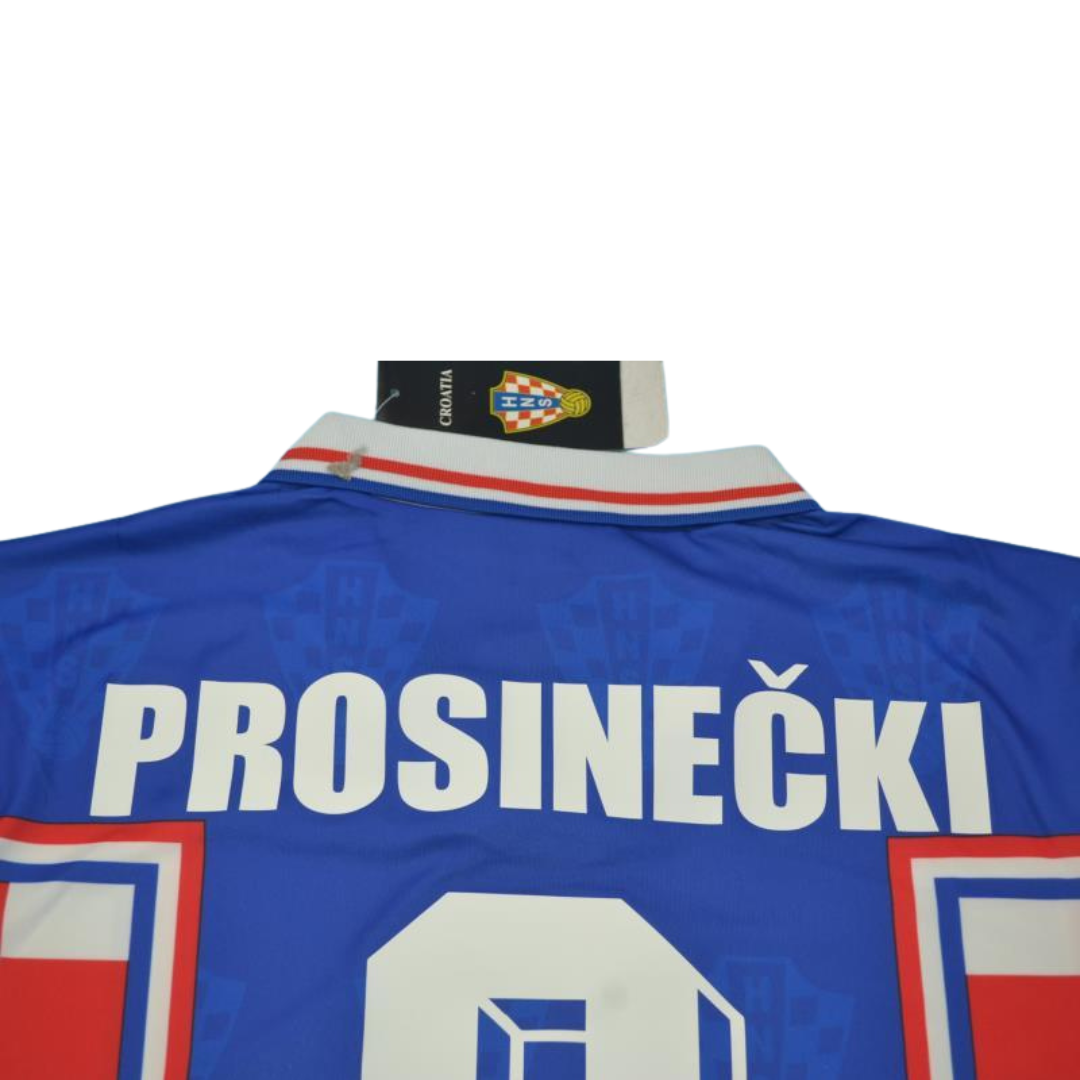 Camisa Retrô Croacia Away Copa do Mundo Versão 1998 "Prosinečki" N°8