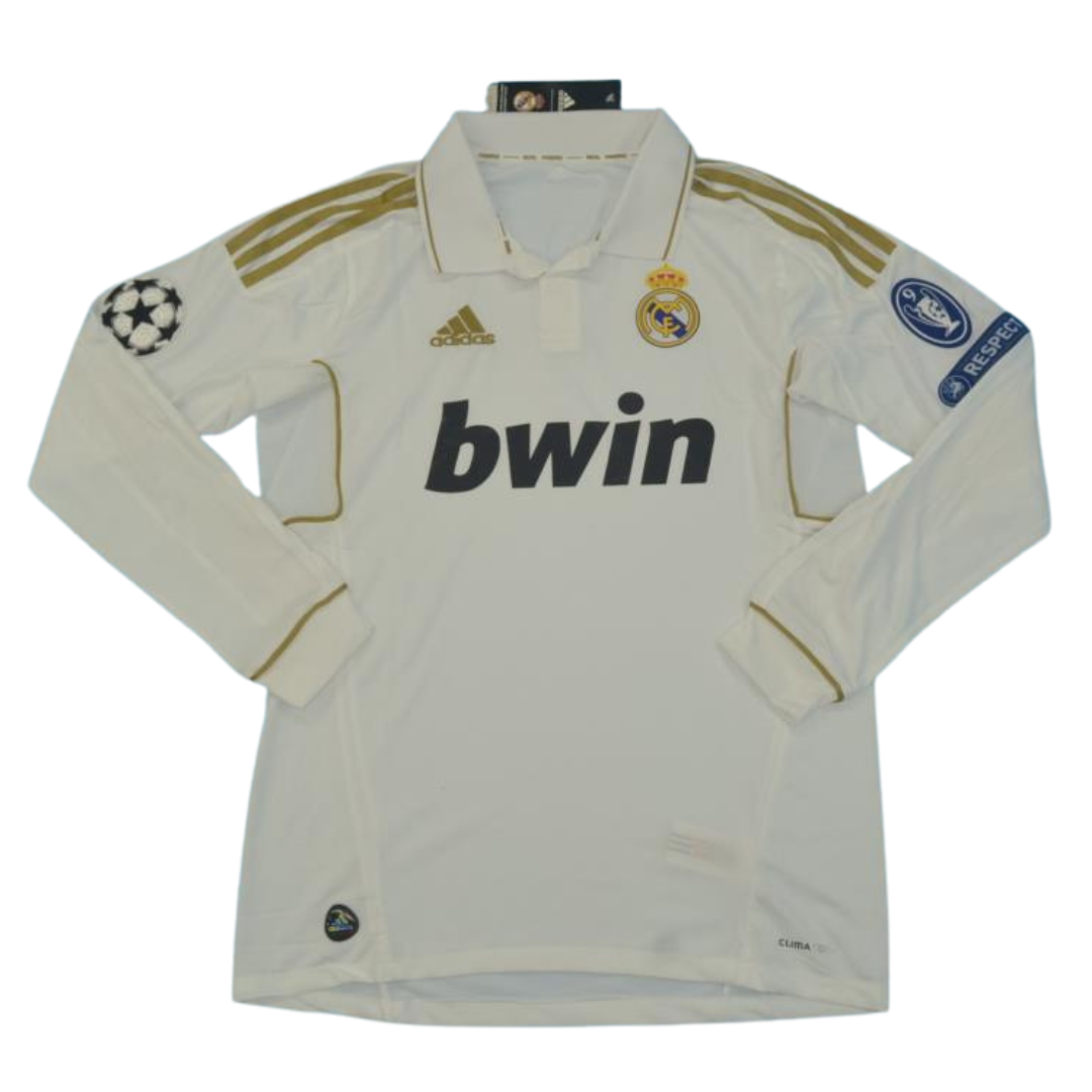 Camisa Real Madrid Manga Longa 11/12 - Versão Retrô "Alonso" Nº 14