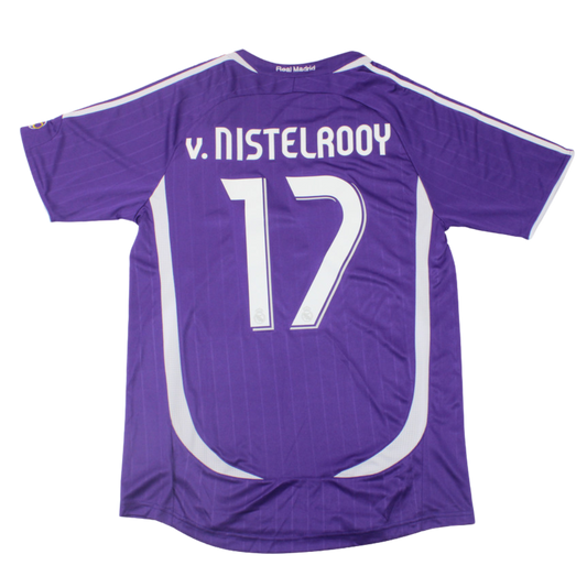 Camisa Real Madrid Away 06/07 - Versão Retrô "v.Nisteladoy" Nº 17