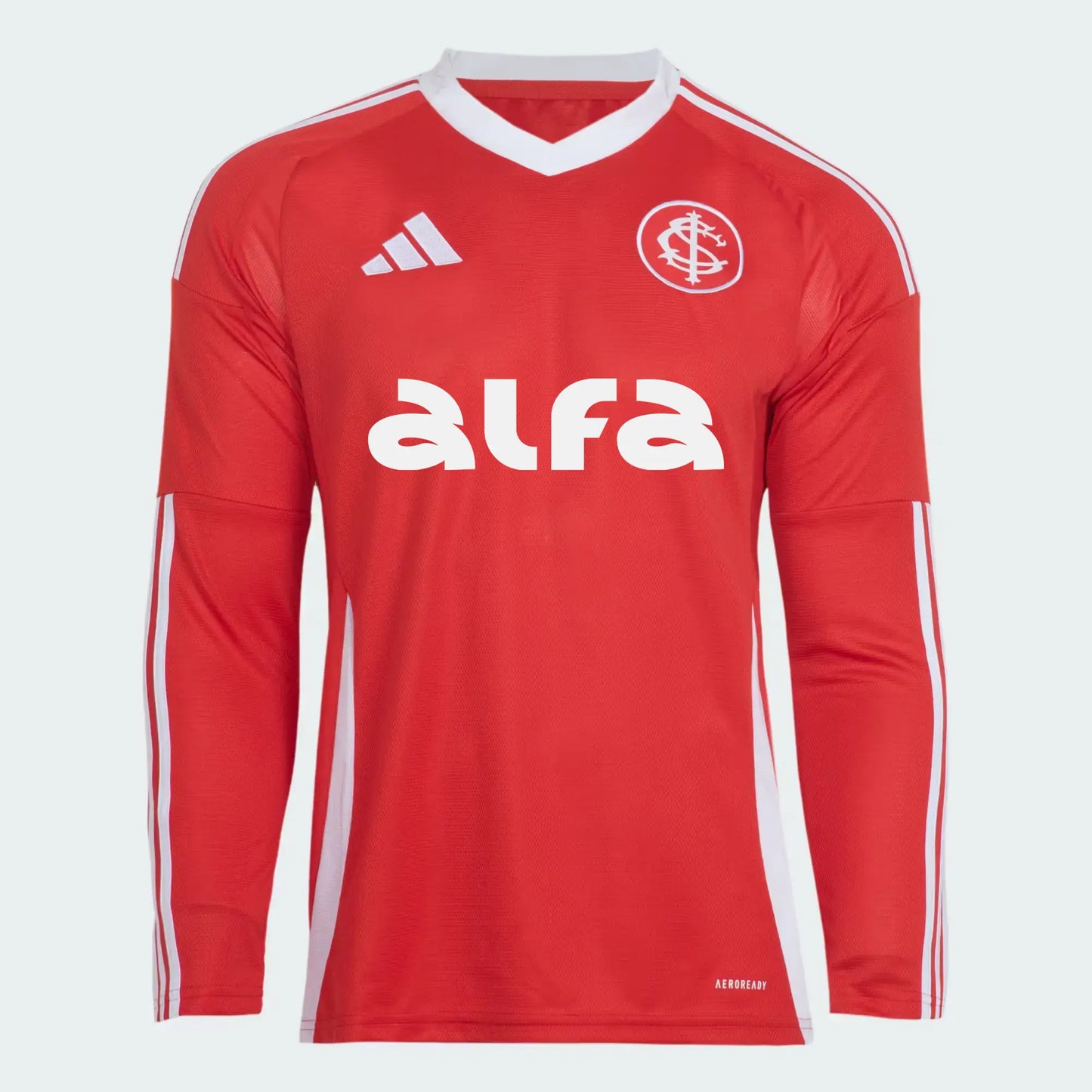 Camisa Internacional Manga Longa Home 25/26 - Com Patrocínios