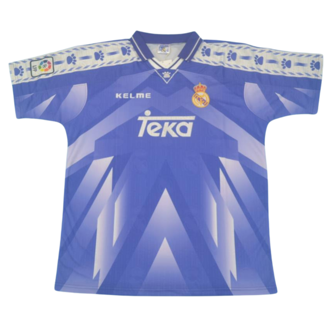 Camisa Real Madrid Away 96/97 - Versão Retrô "Mijatovic" Nº 8