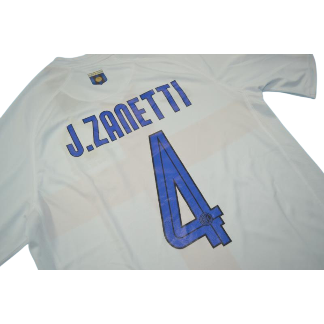 Camisa Retrô Inter de Milão Away  07/08 "J.Zanetti" N°.4