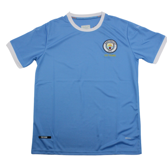 Camisa Manchester City 125 Anos 23/24 - Versão Retrô