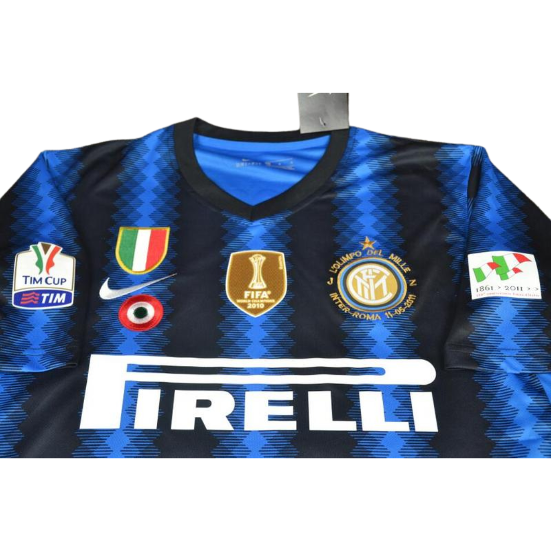 Camisa Retrô Inter de Milão Home 150th  Versão 10/11 "J.Zanetti" N°.4