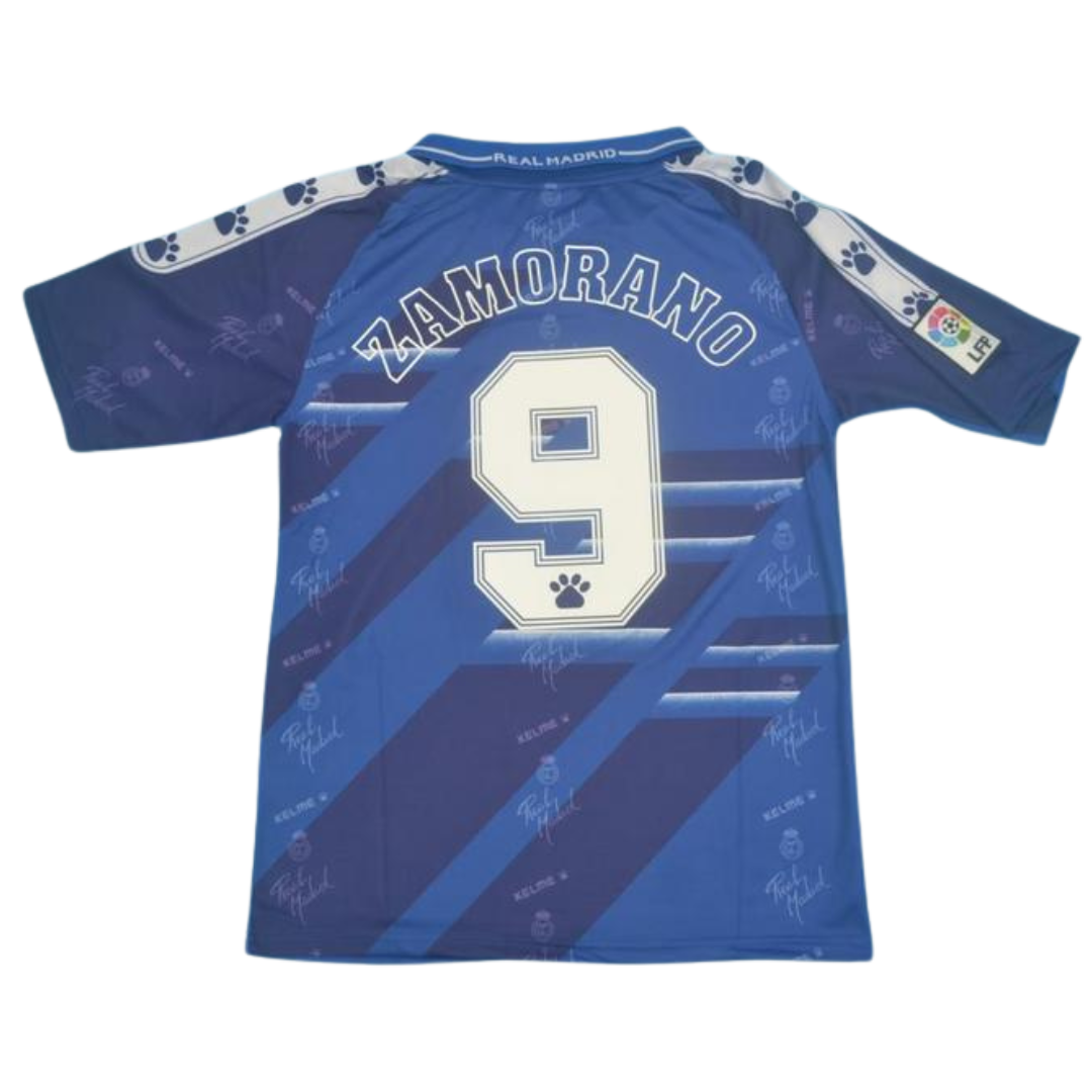 Camisa Real Madrid Away 94/96 - Versão Retrô "Zamorano" Nº 9