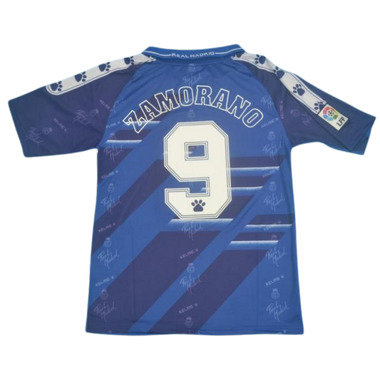 Camisa Real Madrid Away 94/96 - Versão Retrô "Zamorano" Nº 9