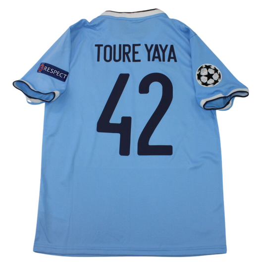 Camisa Manchester City Home 13/14 - Versão Retrô "Toure Yaya" Nº 42