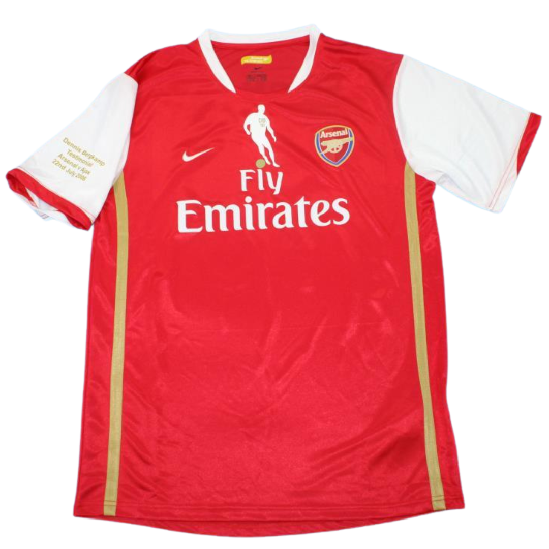 Camisa Arsenal Testimonal 06/08 - Versão Retrô "Bergkamp" Nº 10