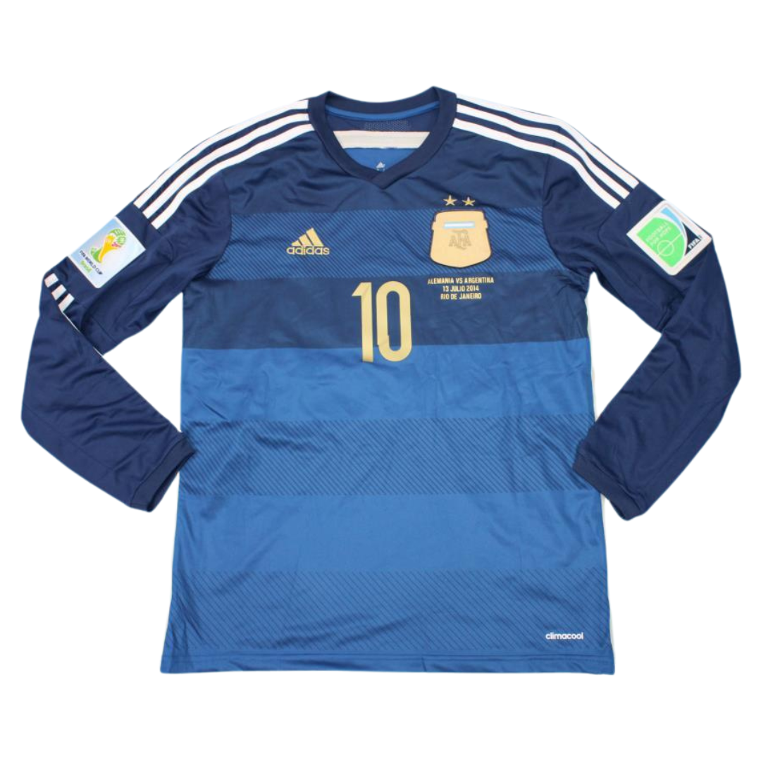 Camisa Argentina Manga Longa 2014 - Versão Retrô "Messi" Nº 10