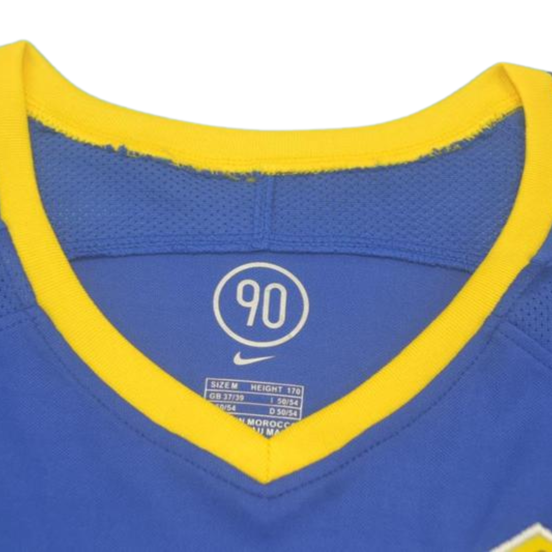Camisa Boca Juniors Manga Longa 03/04 - Versão Retrô "Tevez" Nº 9
