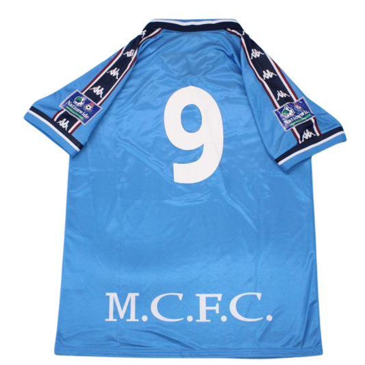 Camisa Manchester City Home 98/99 - Versão Retrô Nº 9