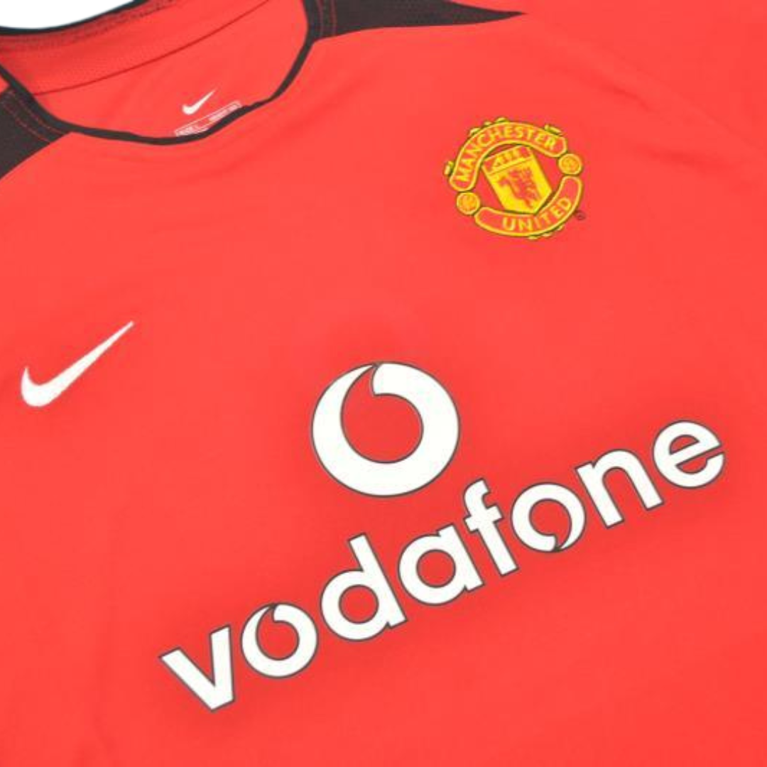 Camisa Manchester United Home 02/04 - Versão Retrô "Beckham" Nº 7