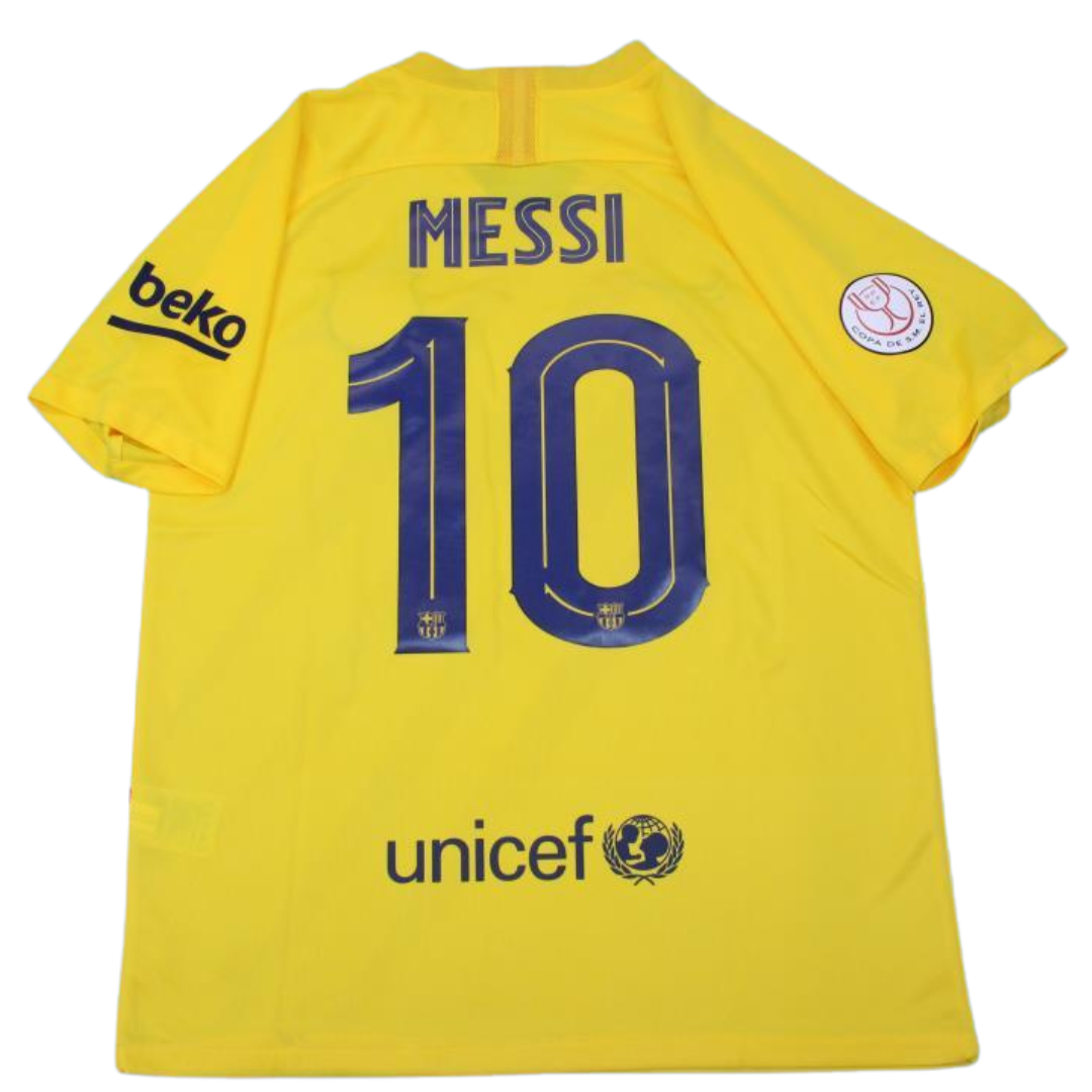 Camisa Barcelona Away 20/21 - Versão Retrô "Messi" Nº 10