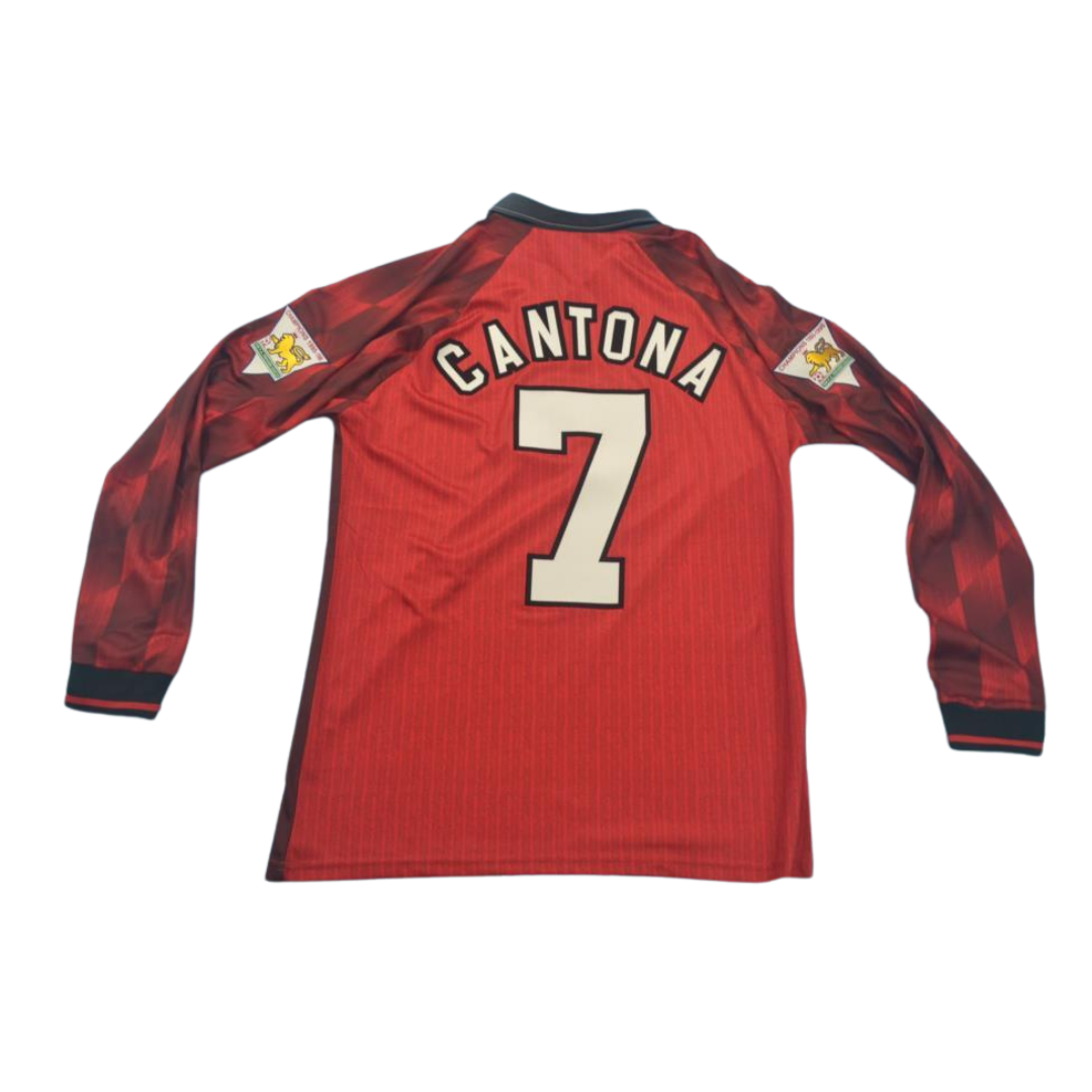 Camisa Manchester United Manga Longa 96/97 - Versão Retrô "Cantona" Nº 7