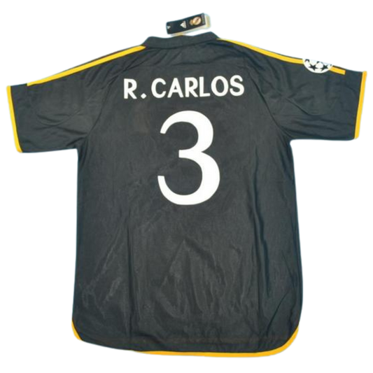 Camisa Real Madrid Away 99/00 - Versão Retrô "R.Carlos" Nº 3