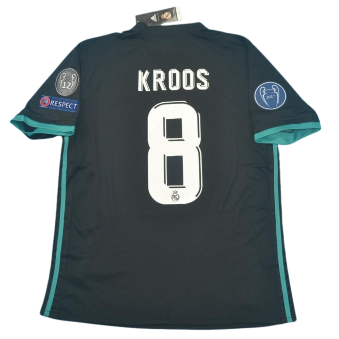 Camisa Real Madrid Away 17/18 - Versão Retrô "Kross" Nº 8