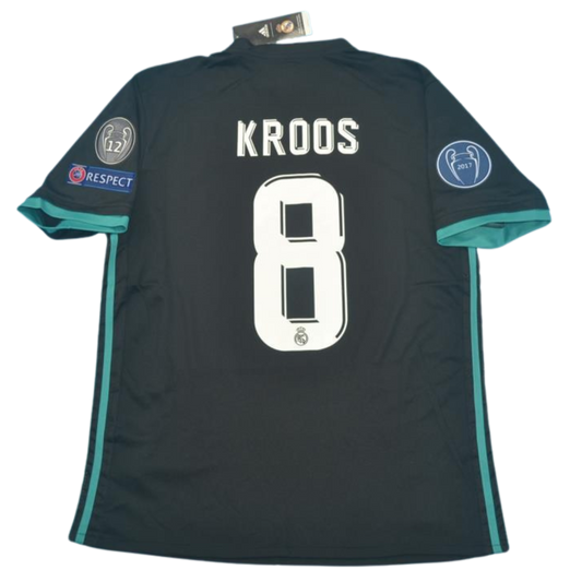 Camisa Real Madrid Away 17/18 - Versão Retrô "Kross" Nº 8