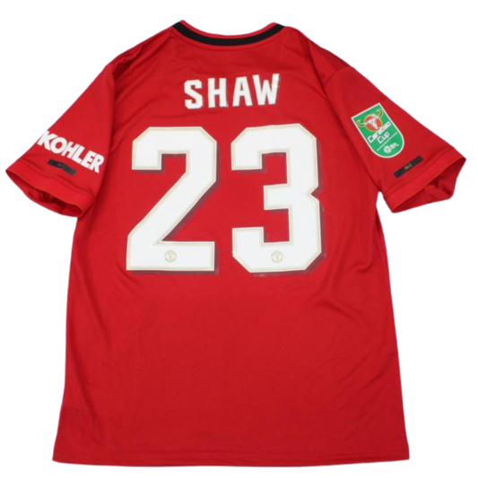 Camisa Manchester United Home 19/20 - Versão Retrô "Shaw" Nº 23
