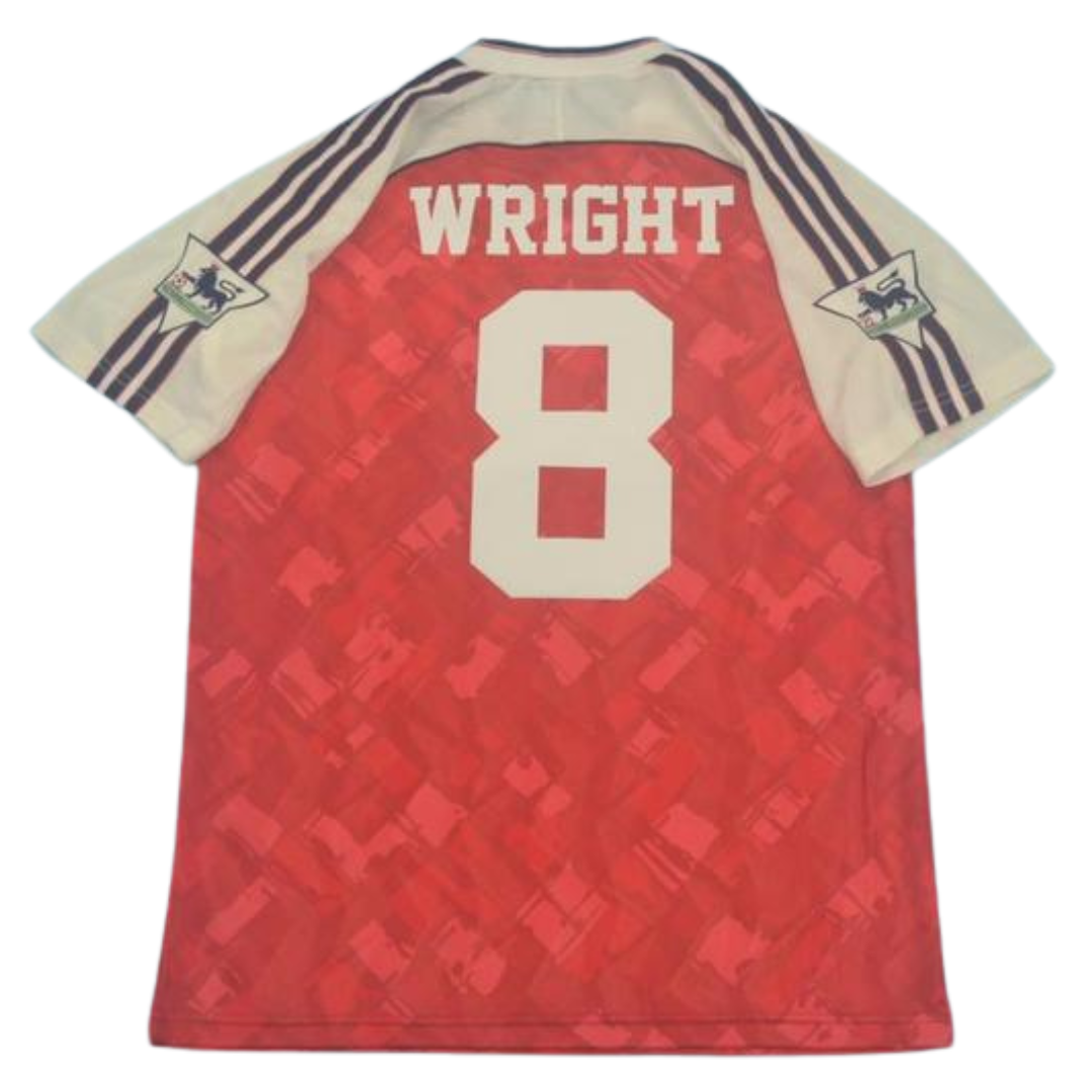 Camisa Arsenal Home 90/92 - Versão Retrô "Wright" Nº 8