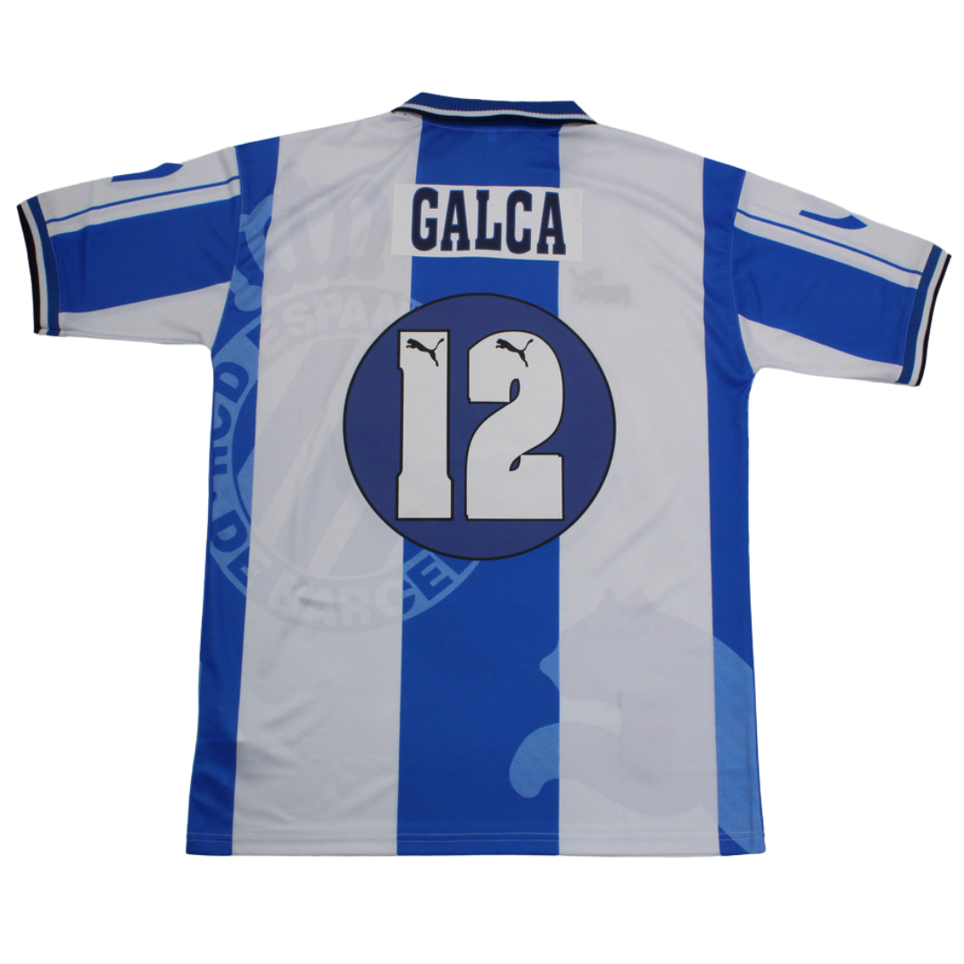 Camisa Espanyol Home 97/98 - Versão Retrô "Galca" Nº 12