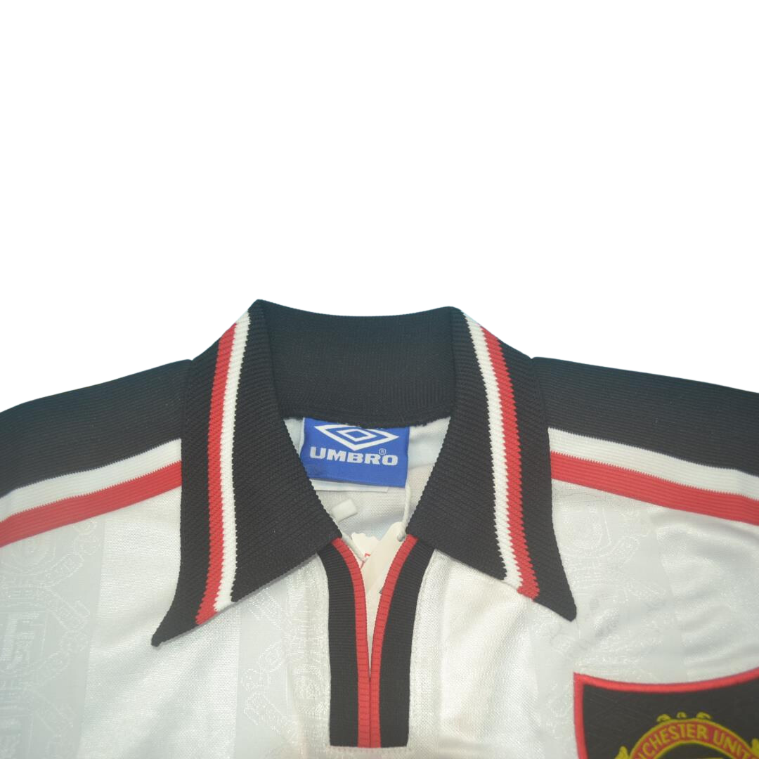 Camisa Manchester United Manga Longa 97/99 - Versão Retrô "Beckham" Nº 7